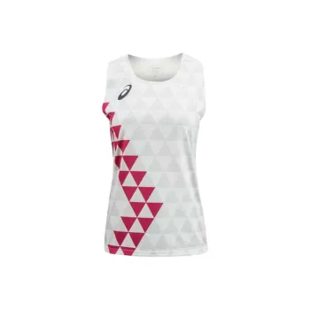 Asics Tank Tops Women's White/Red
