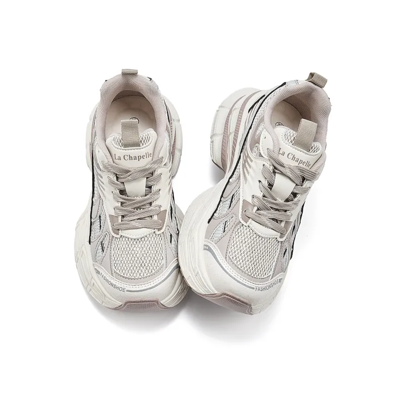 La Chapelle Low Top Chunky Sneakers Women's Pink-2