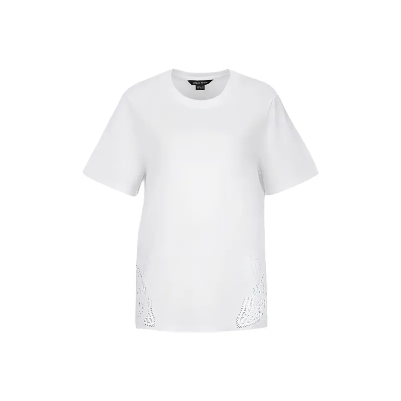 URBAN REVIVO Regular T Shirt Women's Raw White-0