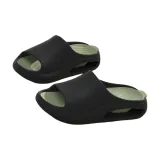 [Thick Sole Cut-Out]-Black Green