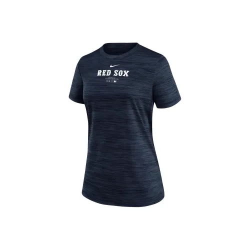 Nike Boston Red Sox Authentic Collection Practice Velocity Women's Nike Dri FIT Mlb T Shirt