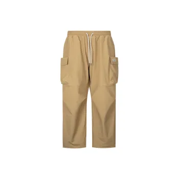 Reebok Casual Pants Unisex Yellow Khaki