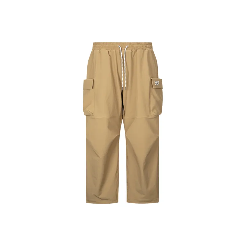Reebok Casual Pants Unisex Yellow Khaki-0