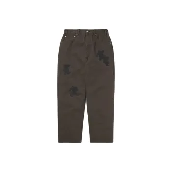 Thisisneverthat X Grateful Dead Casual Pants Unisex Brown