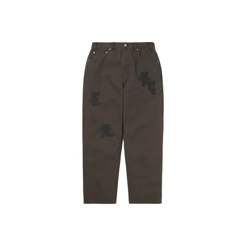Thisisneverthat X Grateful Dead Casual Pants Unisex Brown-0