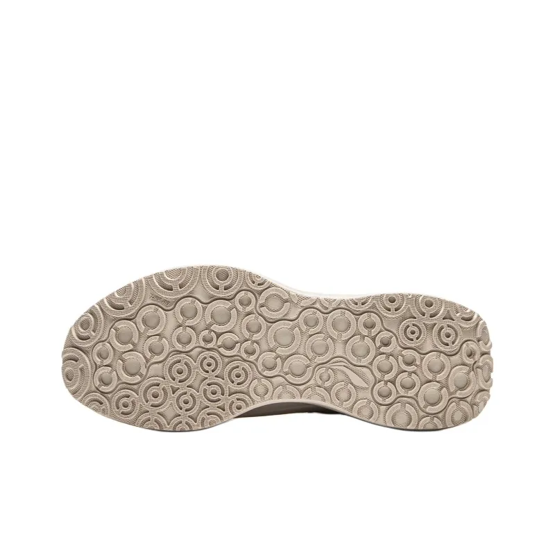 LiNing SOFT PLUS SHIELD Abrasion Resistant Slip Resistant Low Top Casual Shoes Women's Oat Gray-4