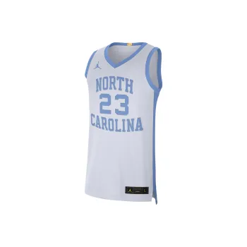 Jordan Basketball Jerseys Men's White Blue