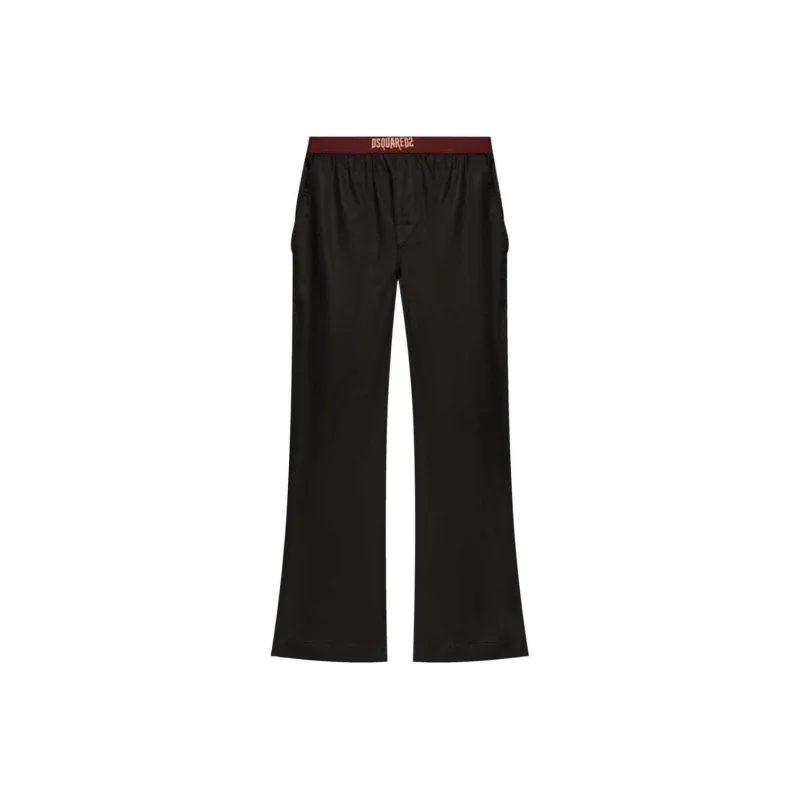 DSQUARED 2 Logo Embroidered Pajama Bottoms-0