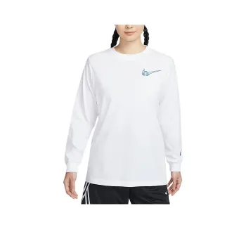 Nike Drop Shoulder Sleeve T Shirt Women's White
