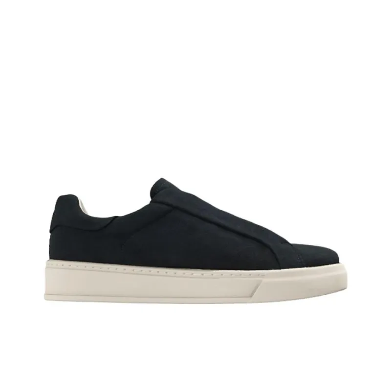 ZARA Low Top Skateboard Shoes Men's Blue-1
