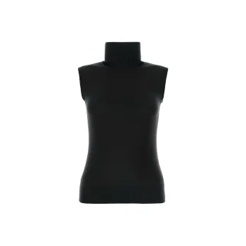 SportMax Ardenza Roll Neck Sleeveless Vest