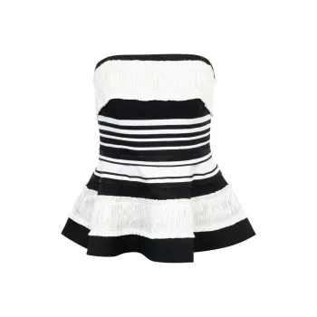 Christopher John Rogers SS24 Tank Tops Women's Black