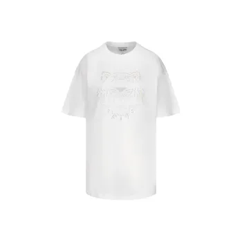 KENZO Classic Tiger Head T Shirts Women's White