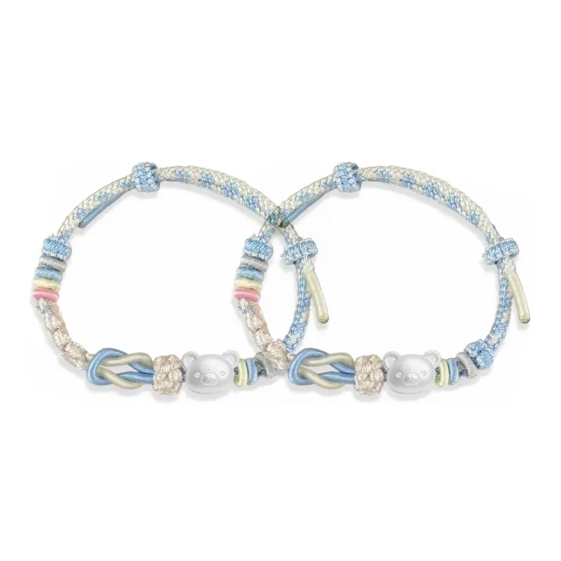 SINO GEM S999 Fine Silver Bracelets Unisex-18
