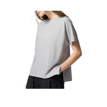 UNIQLO AIRism Mesh Series T Shirt Women's Gray