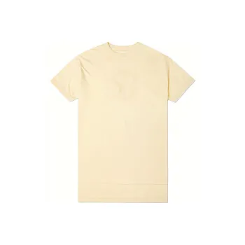 Converse Drop Shoulder Sleeve T Shirt Women's Light Yellow