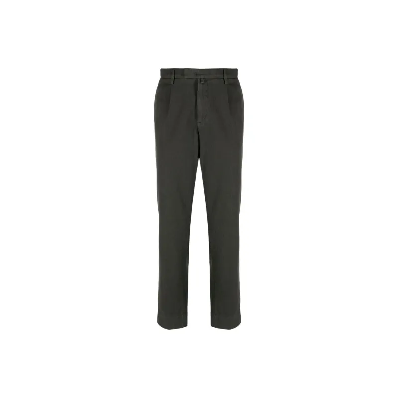 Briglia 1949 Logo patch Corduroy Tapered Trousers-0