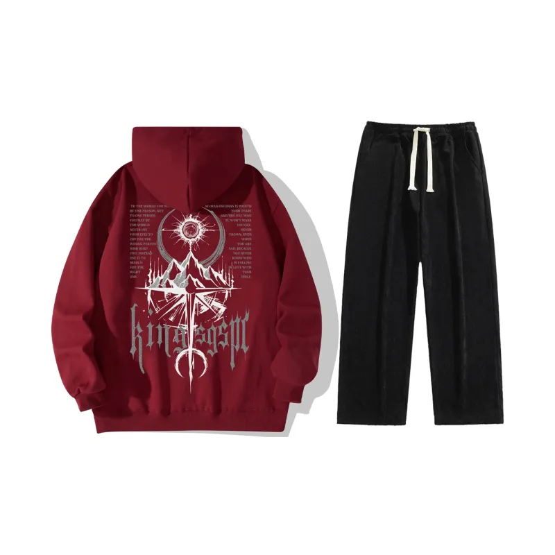 Kingsgspc Sweatshirt Set Unisex-15