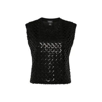 Giambattista Vall Sequin embelished Tank Top
