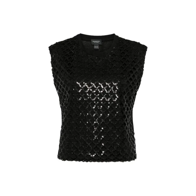 Giambattista Vall Sequin embelished Tank Top-0