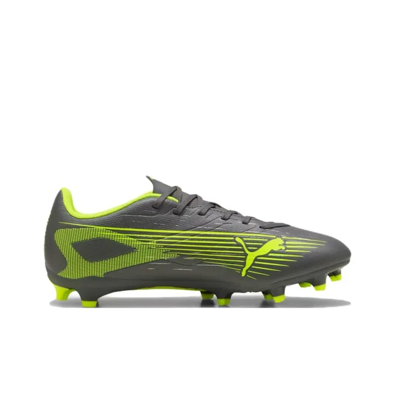 PUMA Artificial Ground Anti Slip Wear Resistant Soccer Shoes Unisex Gray Green-1