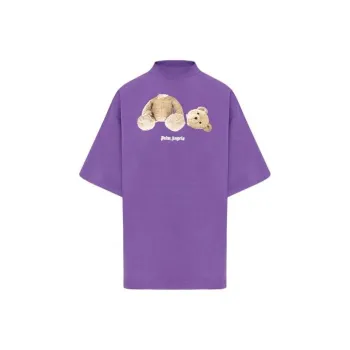 PALM ANGELS Women'ss Bear T shirt Purple