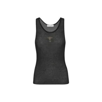 DIOR Tank Tops Women's Black