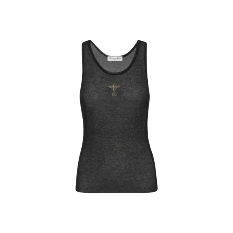 DIOR Tank Tops Women's Black-0