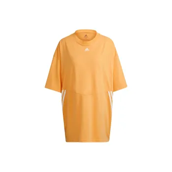 Adidas Drop Shoulder Sleeve T Shirt Women's Orange