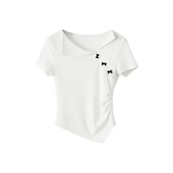 XIMENG Regular T Shirt Women's White