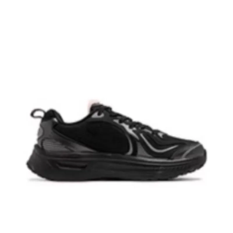 QIAODAN Cushioning Rebound Low Top Q LITESPEED Technology Running Shoes Women's Black Gray-1
