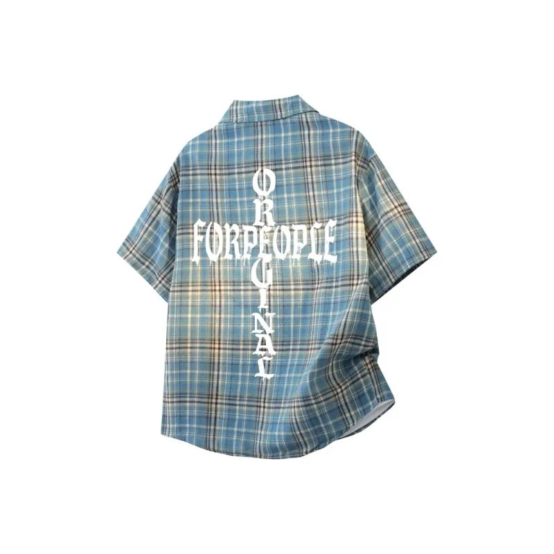 FAX FOR FMACM Shirt Unisex Pink Plaid-7