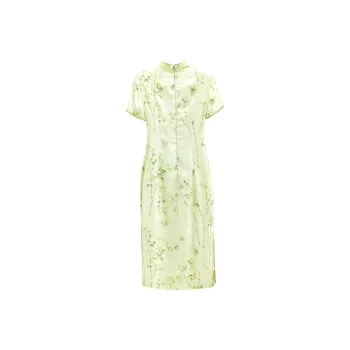 Yi Mengyuan Short Sleeved Dress Women's Image Color