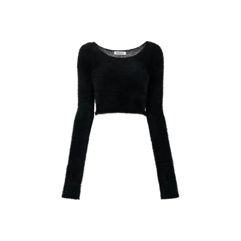 AMBUSH Crewneck Cropped Jumper-0