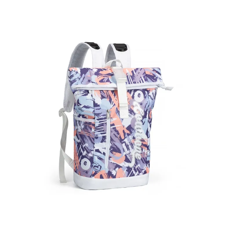 NOT ME Polyester Backpack Unisex Dazzling White-5