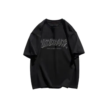 Cotton Shopping T Shirt Unisex Black
