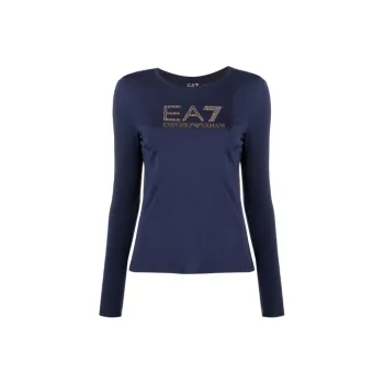 EMPORIO ARMANI T Shirts Women's Blue
