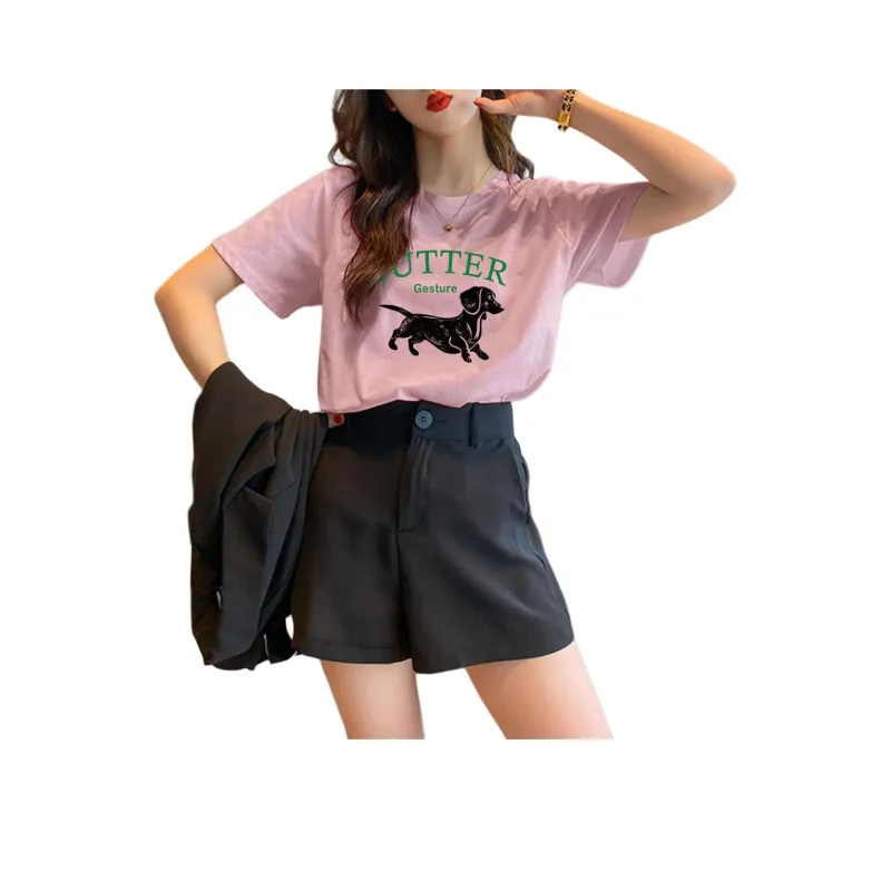 Tonlion T Shirt Women's Haze Pink-0