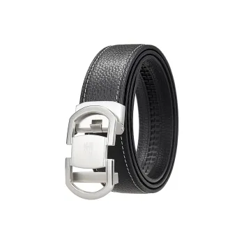 Mulinsen Cow Leather Belts Men's Width 3.5CM