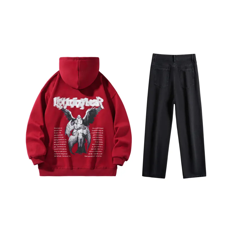 LIGHTNING BEAR Sweatshirt Sets Unisex-7