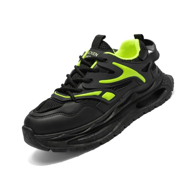 Magelly Shock Absorbers With Slip Resistant And Abrasion Resistant Properties Low Top Chunky Sneakers Men's-13