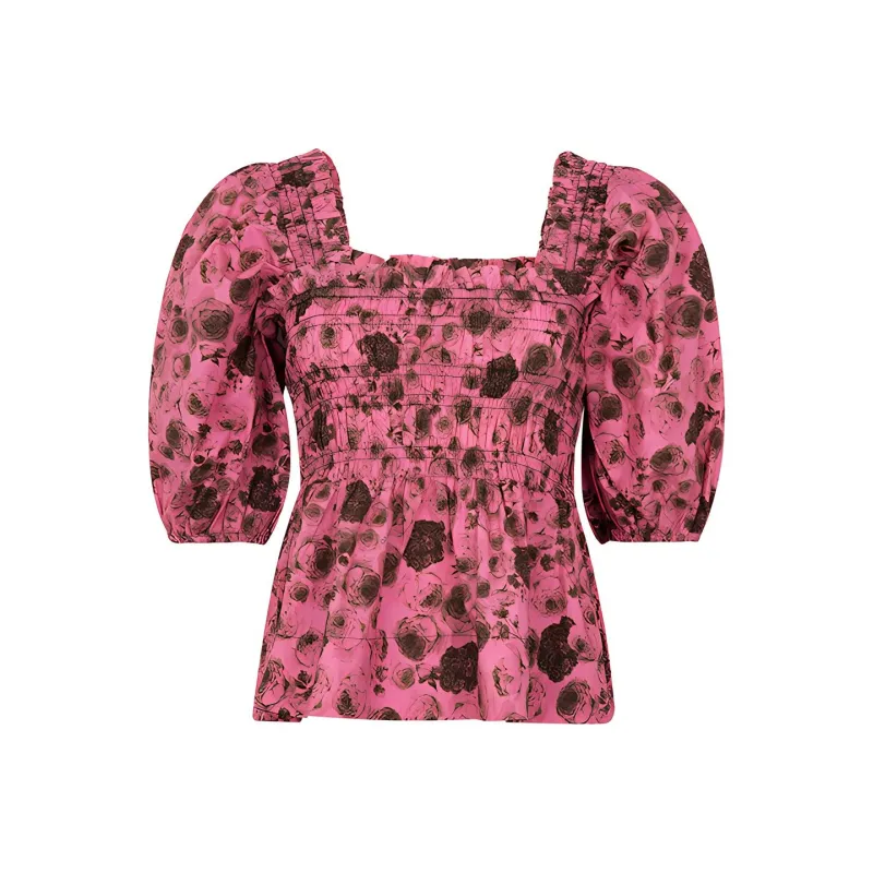 GANNI T Shirts Women's Pink-0