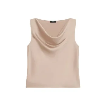THEORY Tank Tops Women's Soft Gold
