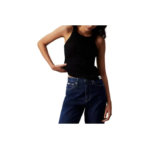 CALVIN KLEIN Tank Tops Europe Version Women's Black