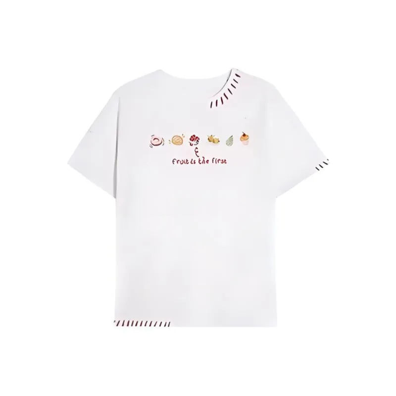 SYEEE WITH U Regular T Shirt Women's White-0