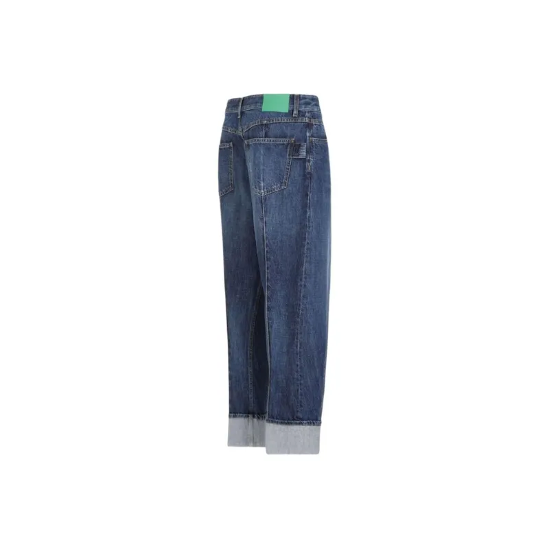 Bottega Veneta Turn Up Hem Denim Jeans-2