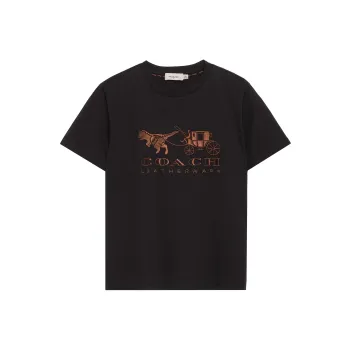 COACH T Shirts Women's Black
