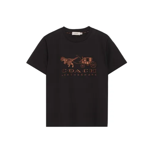 COACH T Shirts Women's Black