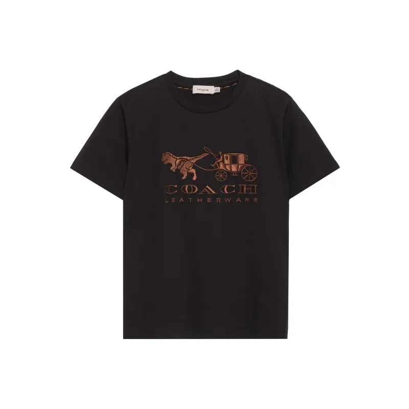 COACH T Shirts Women's Black-0