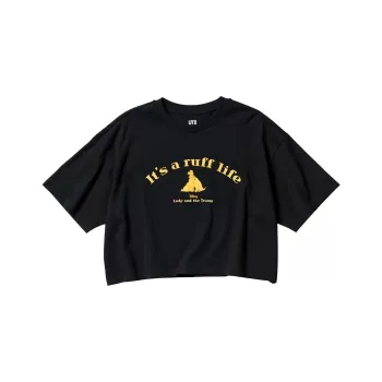 UNIQLO Crop Tops Women's Black